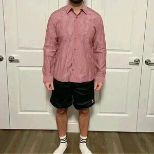 Men’s Lacoste Striped Button Down